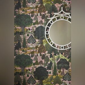 New Anthropologie x MINDTHEGAP Jardin Sauvage Dog Landscape Wallpaper Wall Mural
